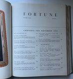 Bound volume of Fortune Magazine, Oct-Dec 1945