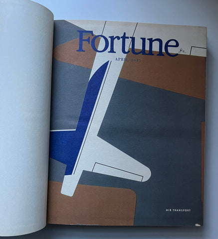Bound volume of Fortune Magazine, Apr-June 1945