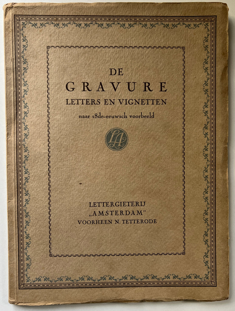 De Gravure Letters en Vignetten naar 18de-eeuwsch voorbeeld