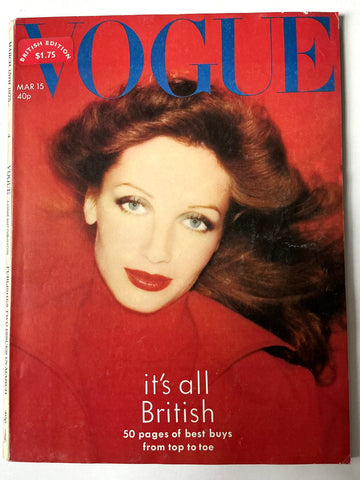 UK Vogue March 15th, 1975
