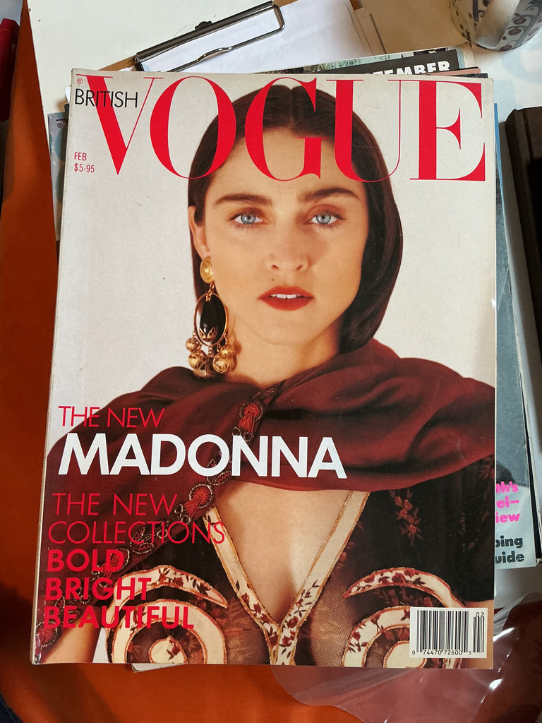British Vogue  February 1989  Madonna