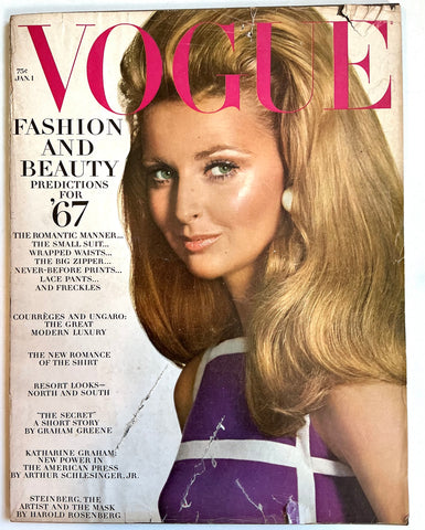 Vogue magazine January 1, 1967 irving penn diana vreeland