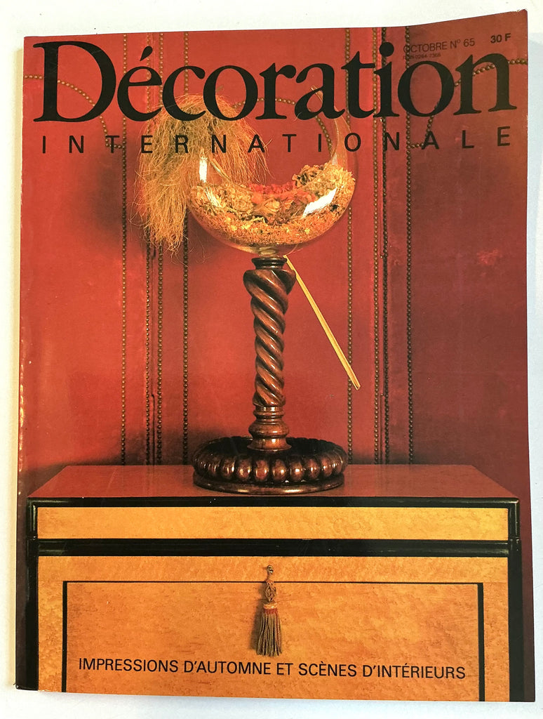 Décoration Internationale no. 65 Octobre 1983