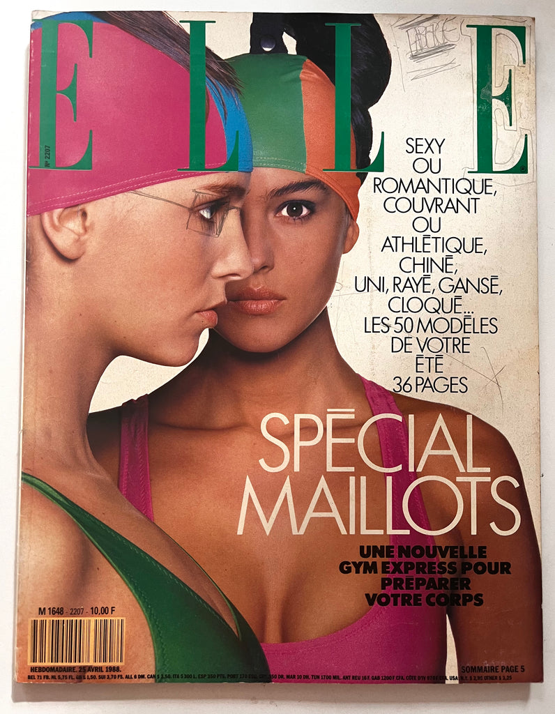 French Elle Magazine - 25 avril 1988 - n.2207
