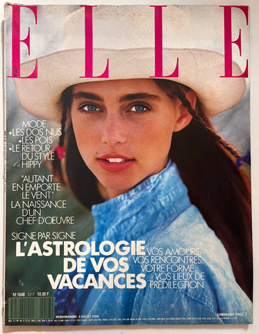 French Elle Magazine - 4 juillet 1988 - n.2217