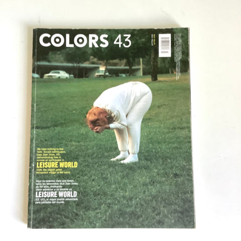 Colors magazine 43. United Colors of Benetton. 2001
