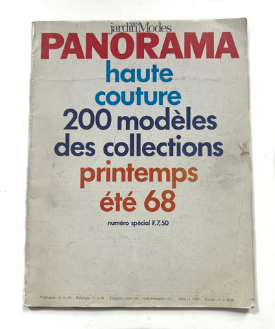 Jardin Des Modes: Panorama haute couture: 200 modeles des collections printemps ete 68
