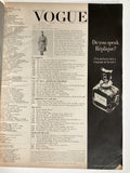 Vogue October 1, 1969.