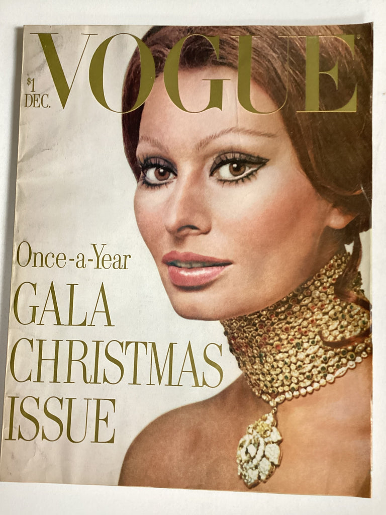 Vogue December 1970 sofia loren
