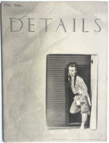 DETAILS Magazine October 1982 (Vol. 1, No. 4)