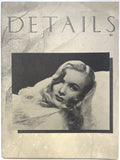 DETAILS Magazine October 1983 (Vol. 2, No. 2)