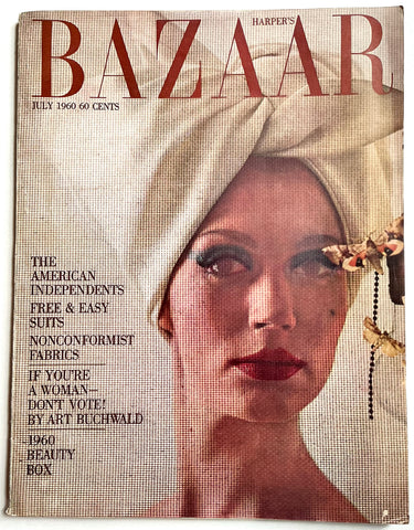 Harper's Bazaar July 1960 andy warhol