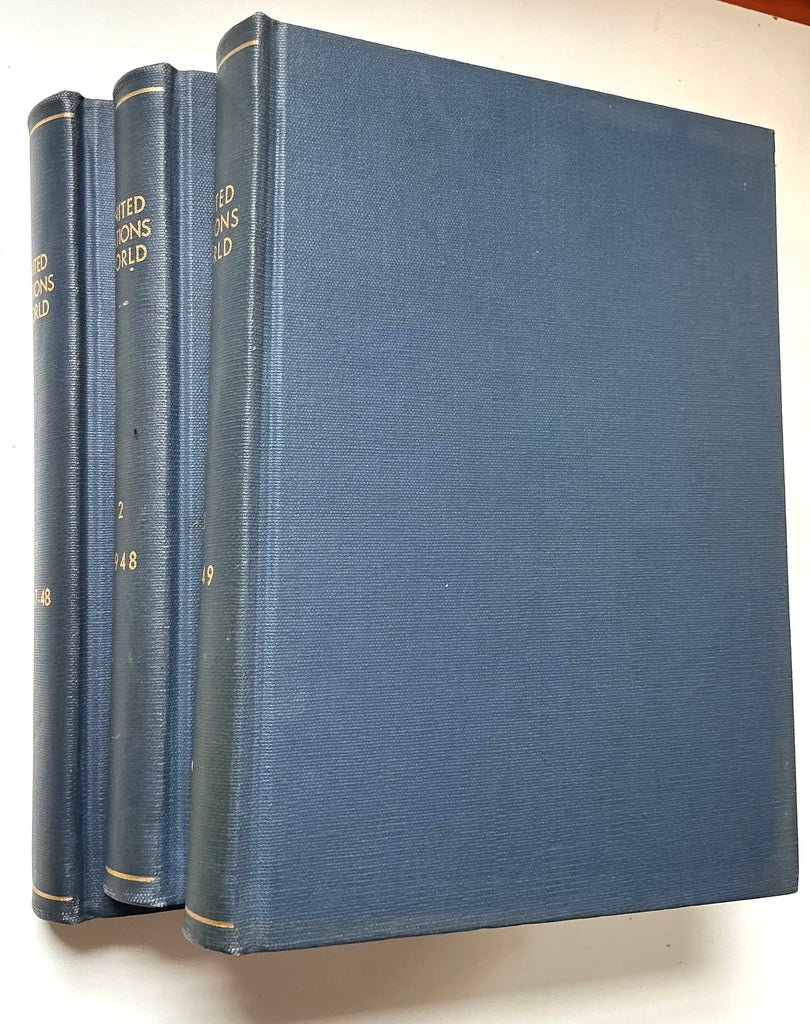 United Nations World magazine 1947 1948 1949