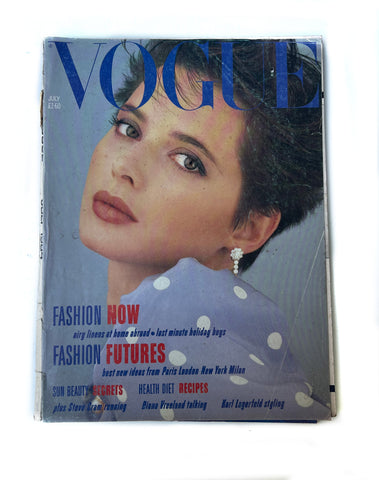 British Vogue magazine July 1984