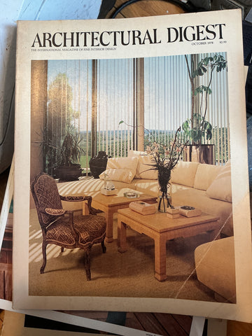 Architectural Digest October 1978