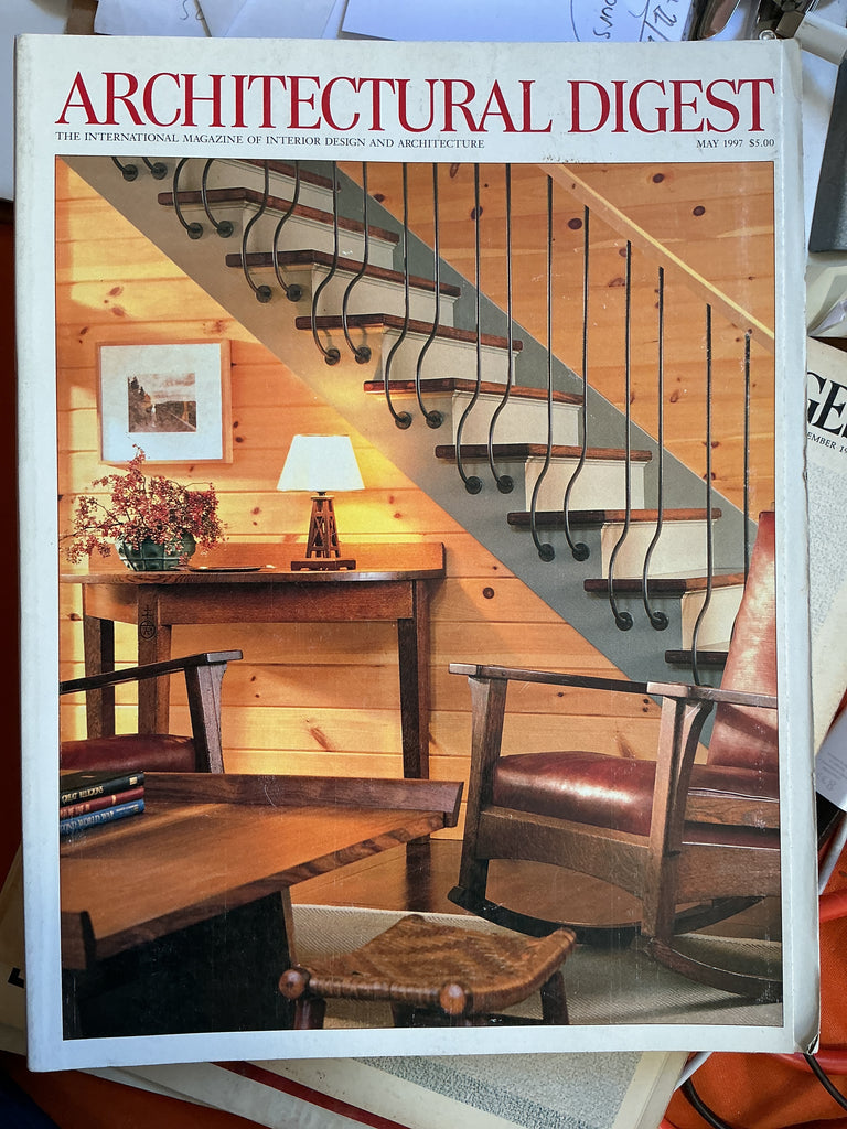 Architectural Digest May 1997 steven spielberg