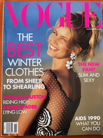 Vogue Magazine November 1990