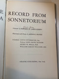 [Edward Gorey] Case-Record From a Sonnetorium