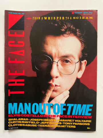 The Face Magazine August 1983 Elvis Costello