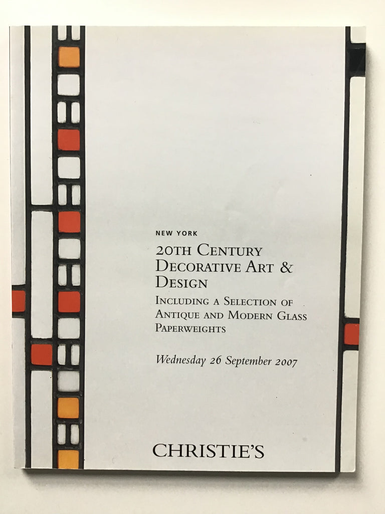 Twentieth Century Decorative Art & Design