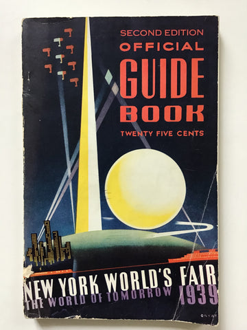 New York World's Fair 1939 second official guide book
