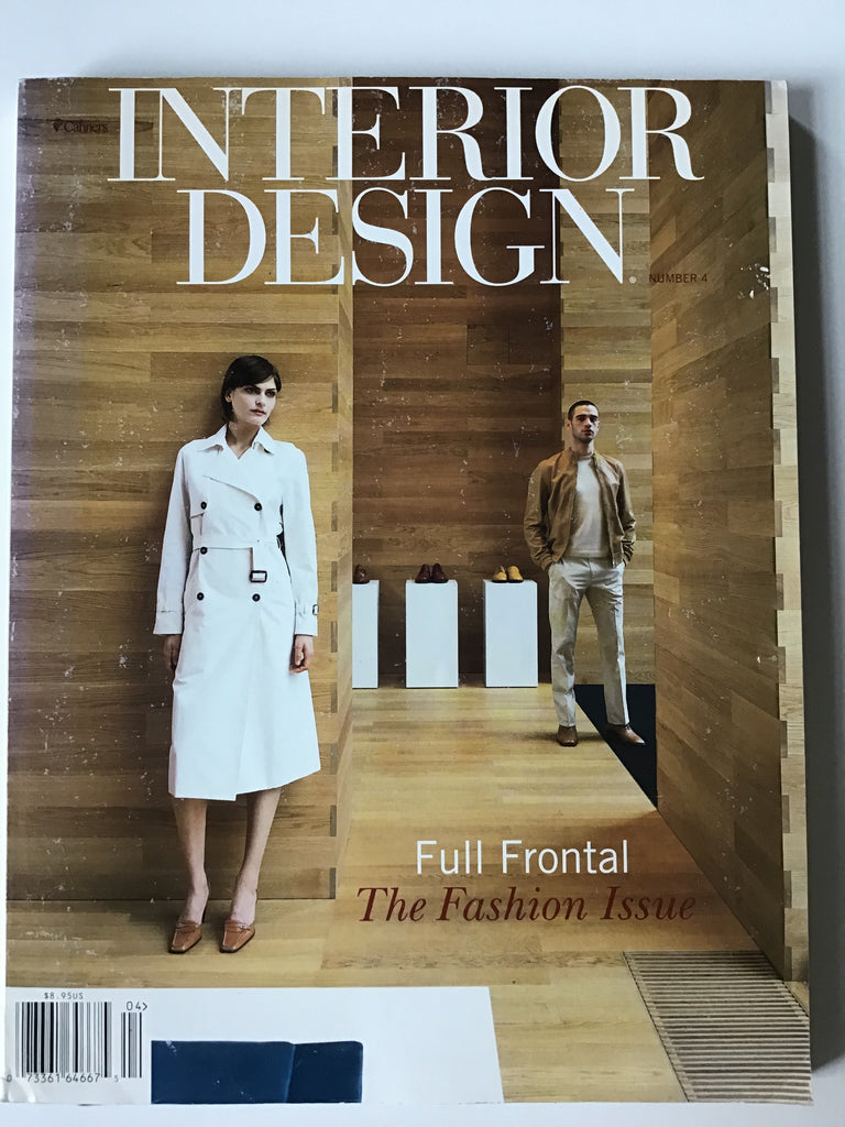 Interior Design magazine April 2001 fashion issue