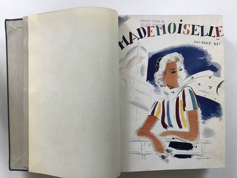 Bound volume of Mademoiselle magazine, 1937