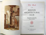 The Book of the Boston Architectural Club for 1924