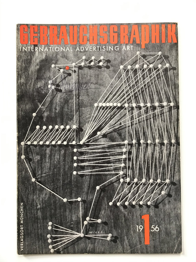 Gebrauchsgraphik magazine on International Advertising Art  1956