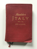 Baedeker's Italy -- From the Alps to Naples 1907