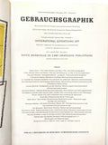 Gebrauchsgraphik magazine on International Advertising Art  May 1956