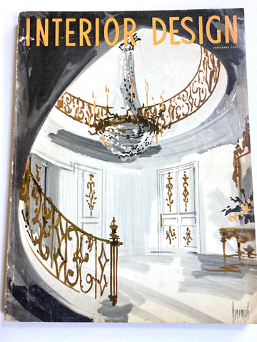 Interior Design magazine September 1961