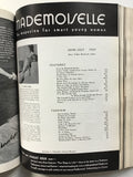 Bound volume of Mademoiselle magazine, 1937