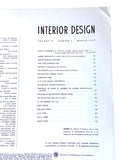 Interior Design March 1963