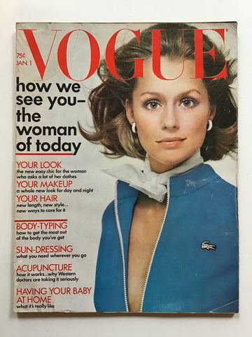 Vogue January 1, 1972 lauren hutton
