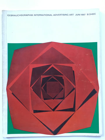  Gebrauchsgraphik magazine on International Advertising Art 1967