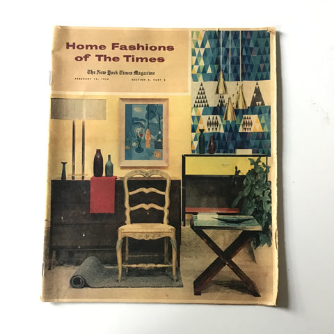 Home Fashions of the Times February 14, 1954