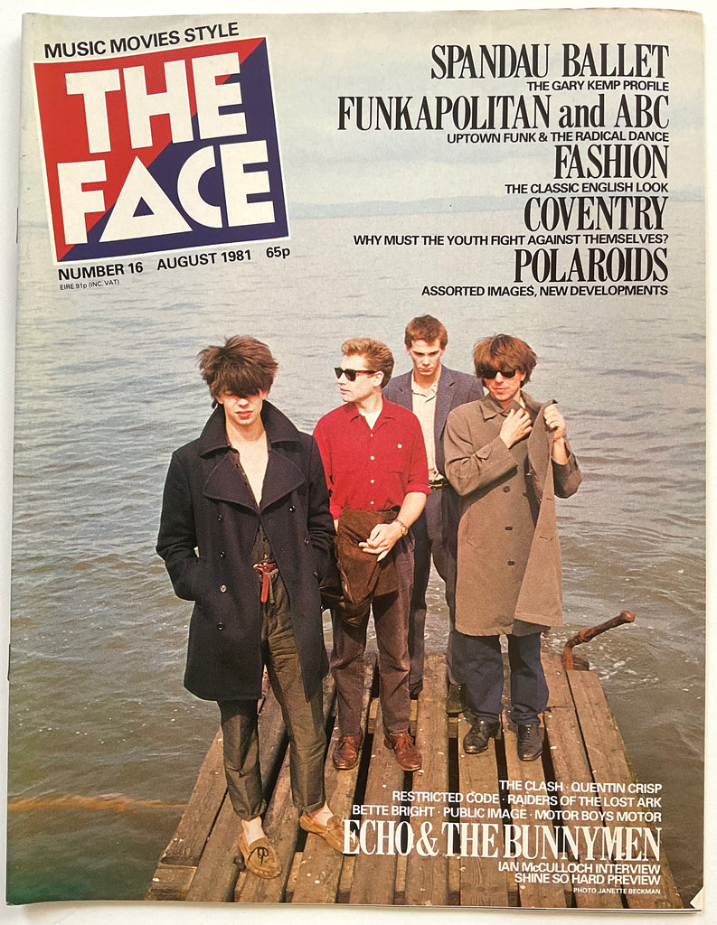 The Face Magazine August 1981 Echo & The Bunnymen