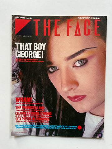 The Face Magazine November 1982 Boy George