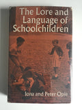 The Lore and Language of School Children