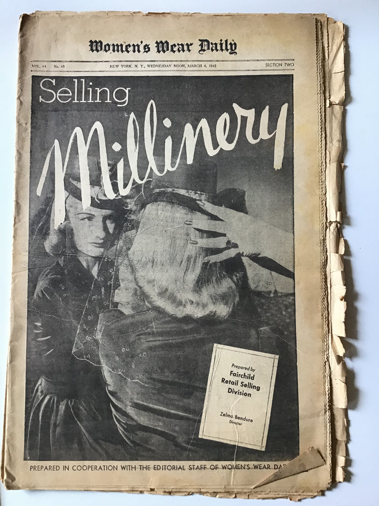 Women's Wear Daily : Selling Millinery