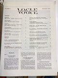 Vogue Decoration no. 5 avril 1986