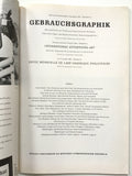 Gebrauchsgraphik magazine on International Advertising Art  August 1956