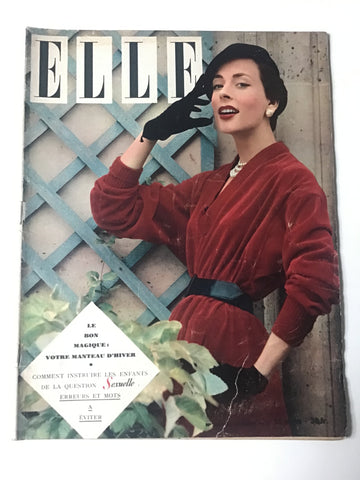 French Elle.magazine Octobre 1950