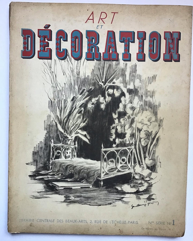 Art et Decoration no. 1 / 1939 jean michel frank
