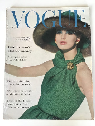Vogue magazine November 1, 1960 irving penn stavros niarchos