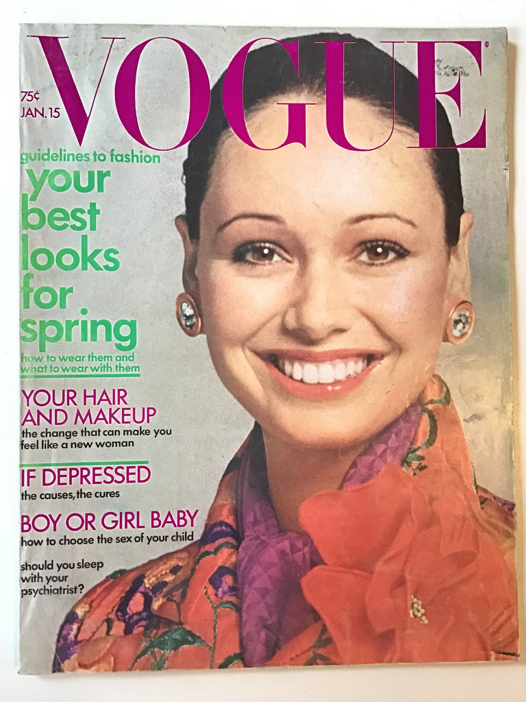 Vogue magazine January 15, 1972