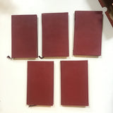 Set of six Jane Austen novels in five volumes