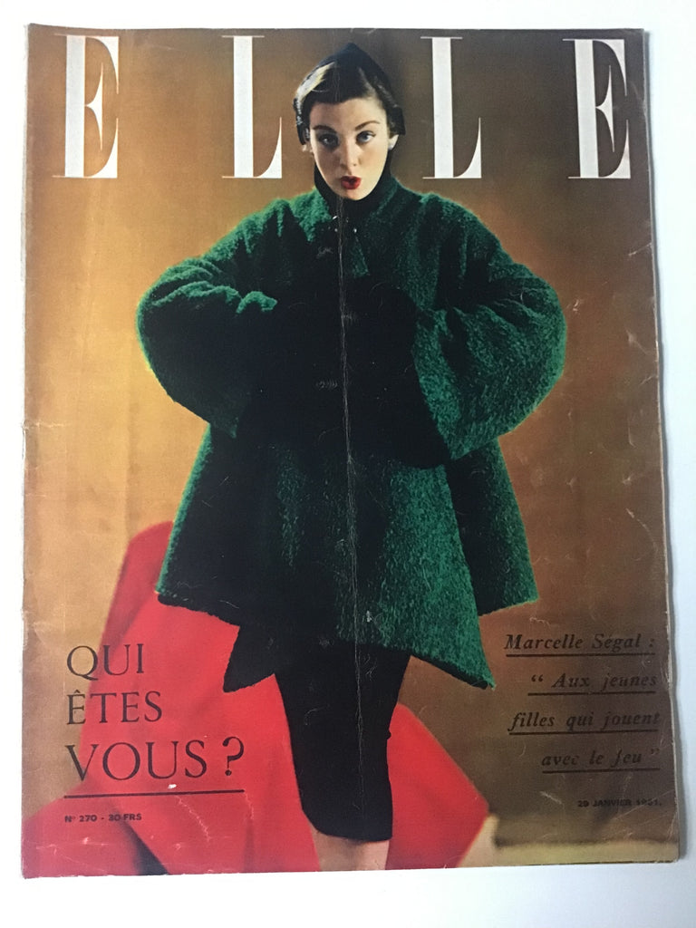 French Elle magazine 29 Janvier 1951