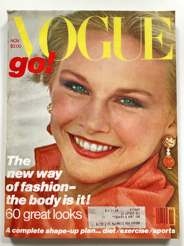 Vogue magazine November 1978 gia carangi